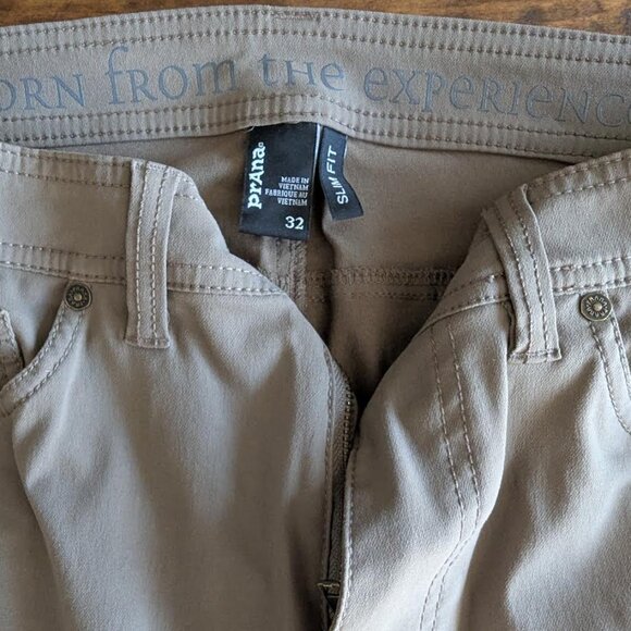 Prana Brion Pant 32x30 Slim Fit (Mud/Brown) - Picture 5 of 5